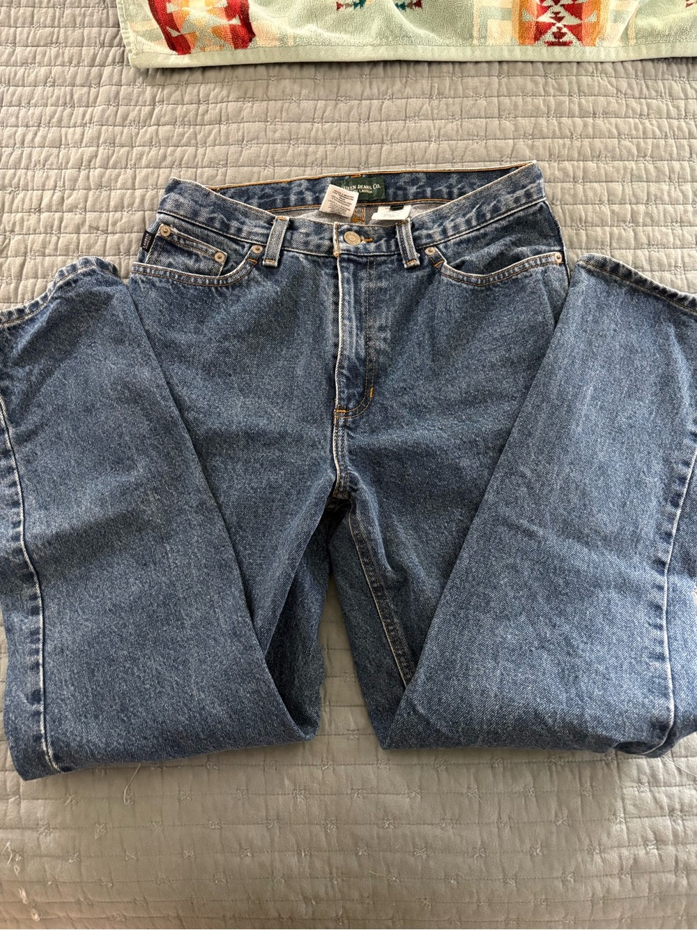 Ralph Lauren women’s Straight Leg Blue Denim Jeans - Picture 2 of 4